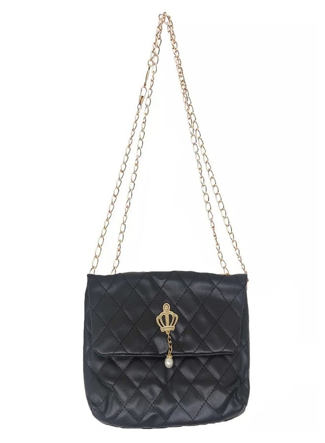 TYPIFY ® Women Small Trendy Crossbody Sling Bag (Black) - Image 1